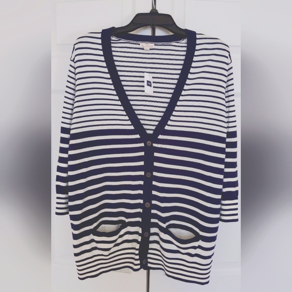 GAP Striped Cardigan - Picture 1 of 4